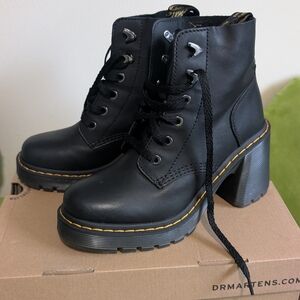 Dr. Martens Black Lace-Up Women's Boots